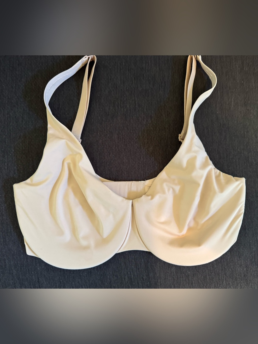 SKIMS Light Beige Unlined Minimizer Underwire Bra